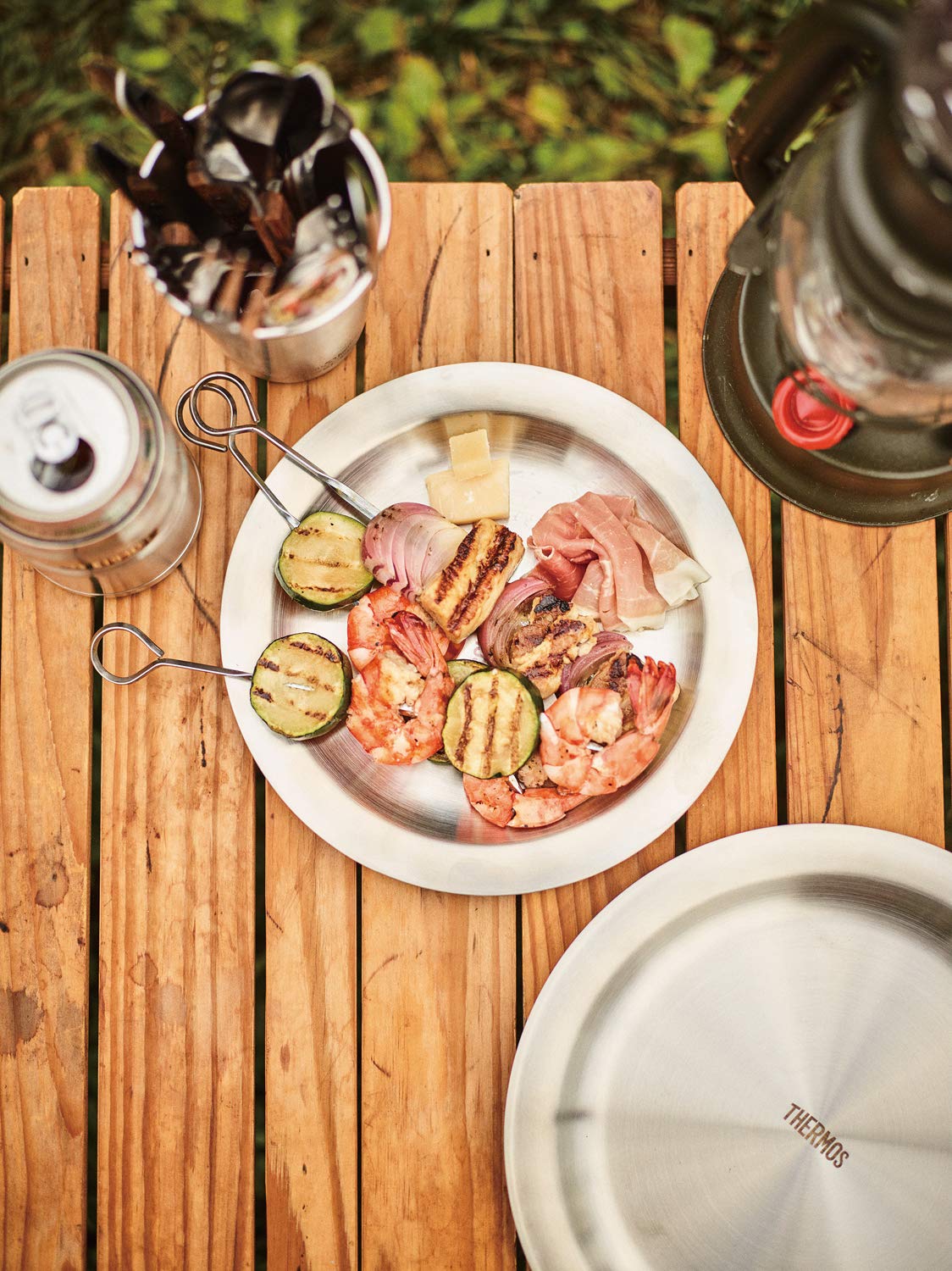 Thermos Outdoor Series 21Cm Stainless Steel Plate Model Rot-003 S