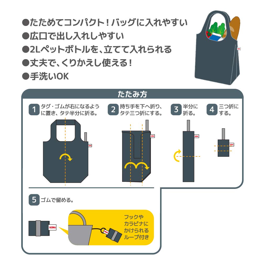 Thermos 18L Dark Gray Pocket Bag Rex-018 Dgy Model by Thermos