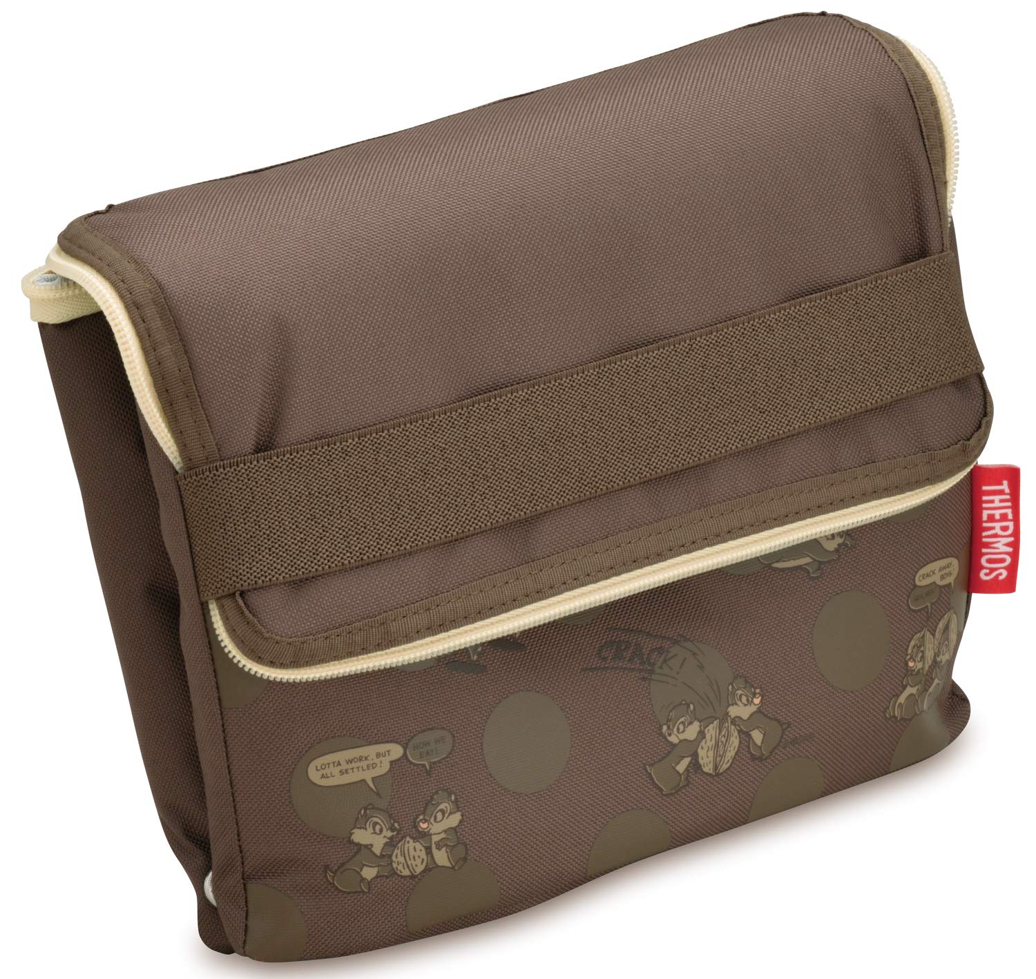 Thermos 5L Soft Cooler in Brown with Chip & Dale Design Model REZ-005DS BW