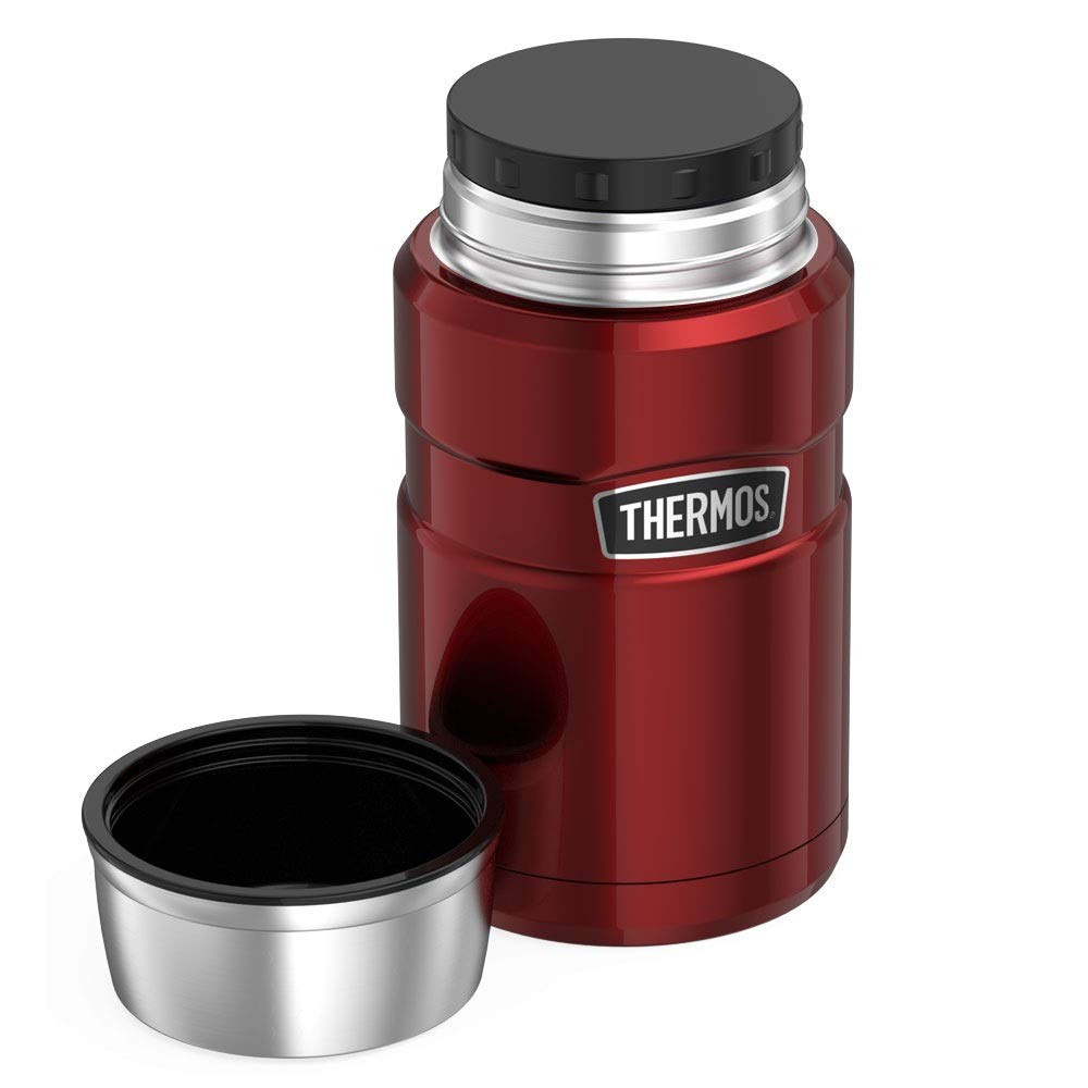 Thermos Stainless King 0.7L Red Food Jar with Superior Heat Retention Parallel Import