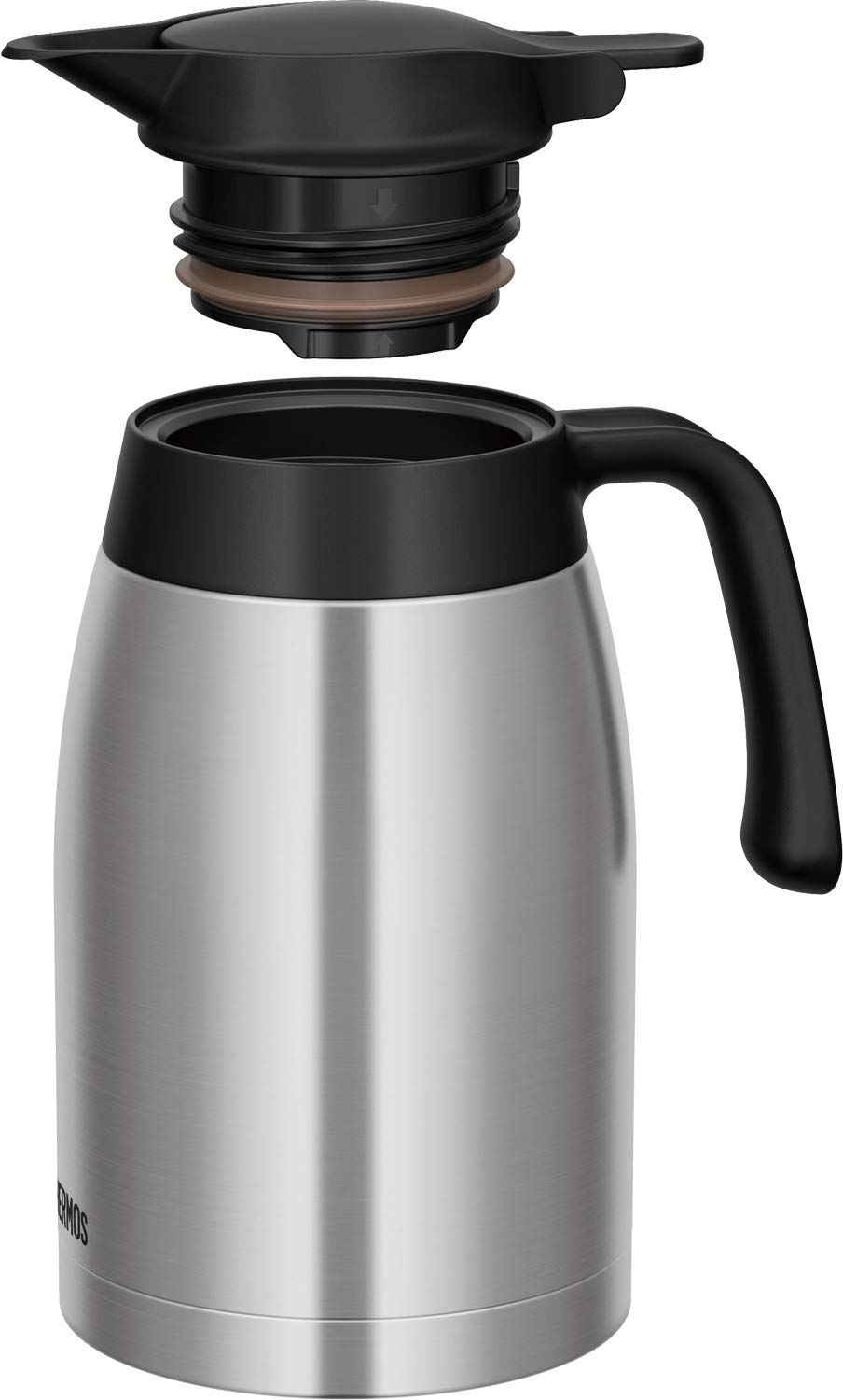 Thermos 1.5L Stainless Steel Black Pot Model Ttb-1500 Sbk