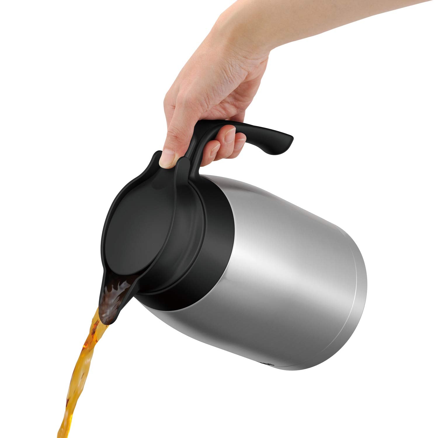 Thermos 1.5L Stainless Steel Black Pot Model Ttb-1500 Sbk