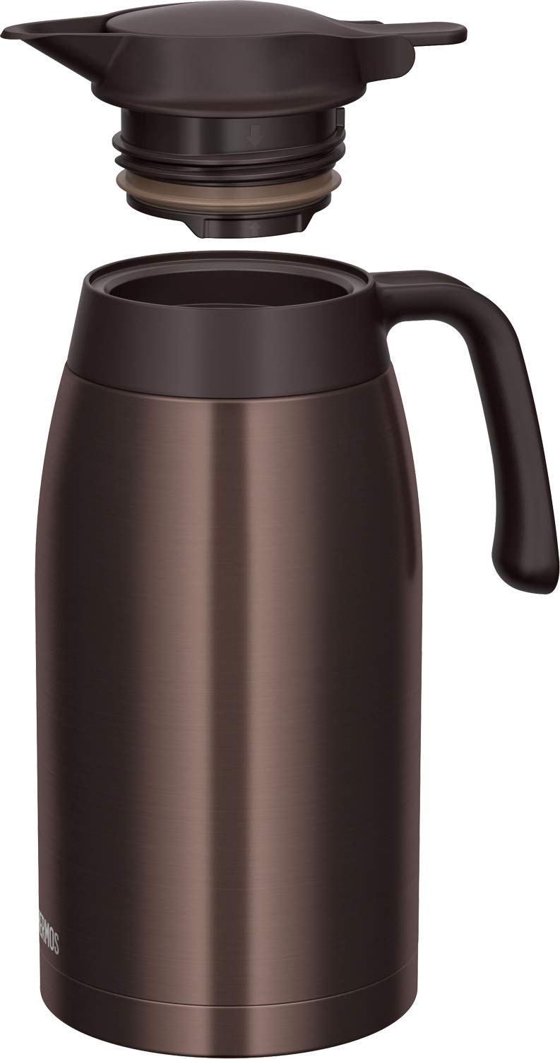 Thermos 2L Stainless Steel Dark Brown Pot - Ttb-2000 Dbw