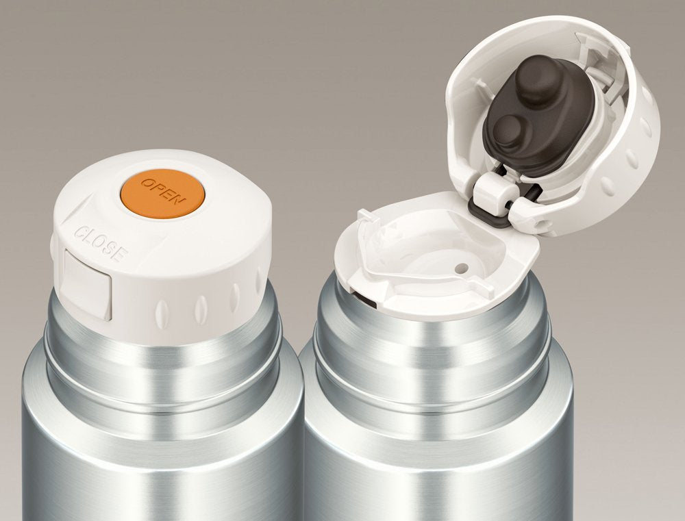 Thermos FFM-350 SBK - Black Stainless Steel Slim Bottle 350ml