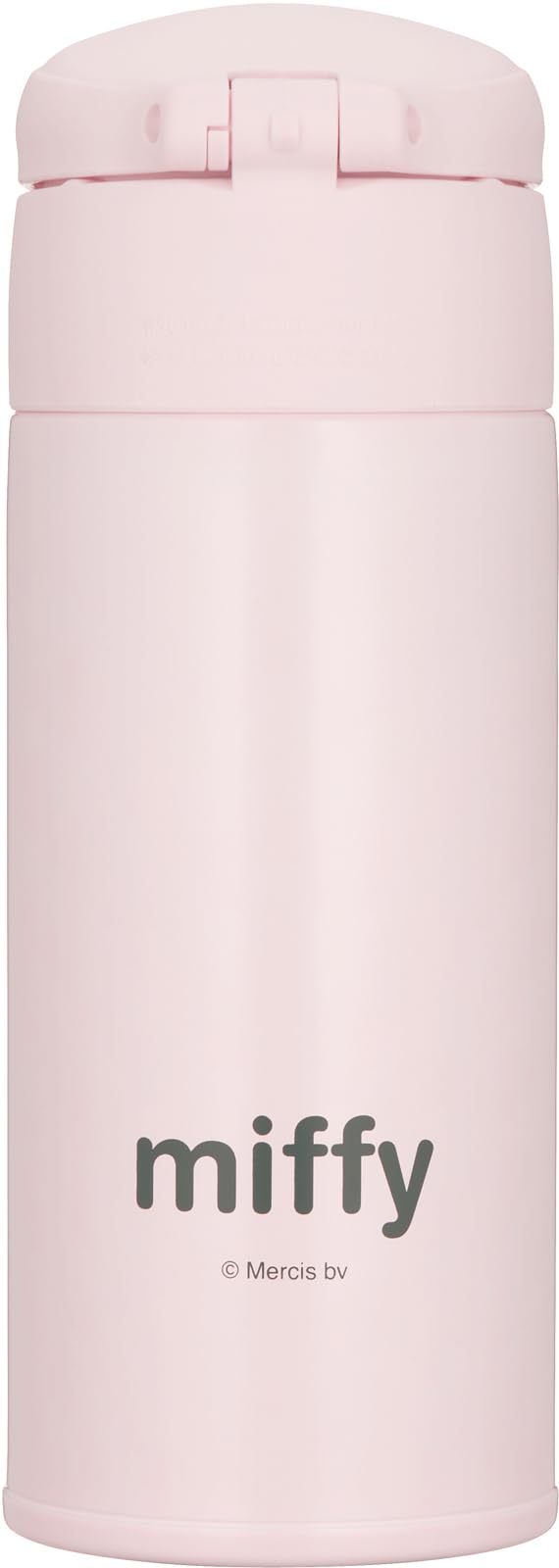 Thermos 350ml Stainless Steel Water Bottle Miffy Design Light Pink