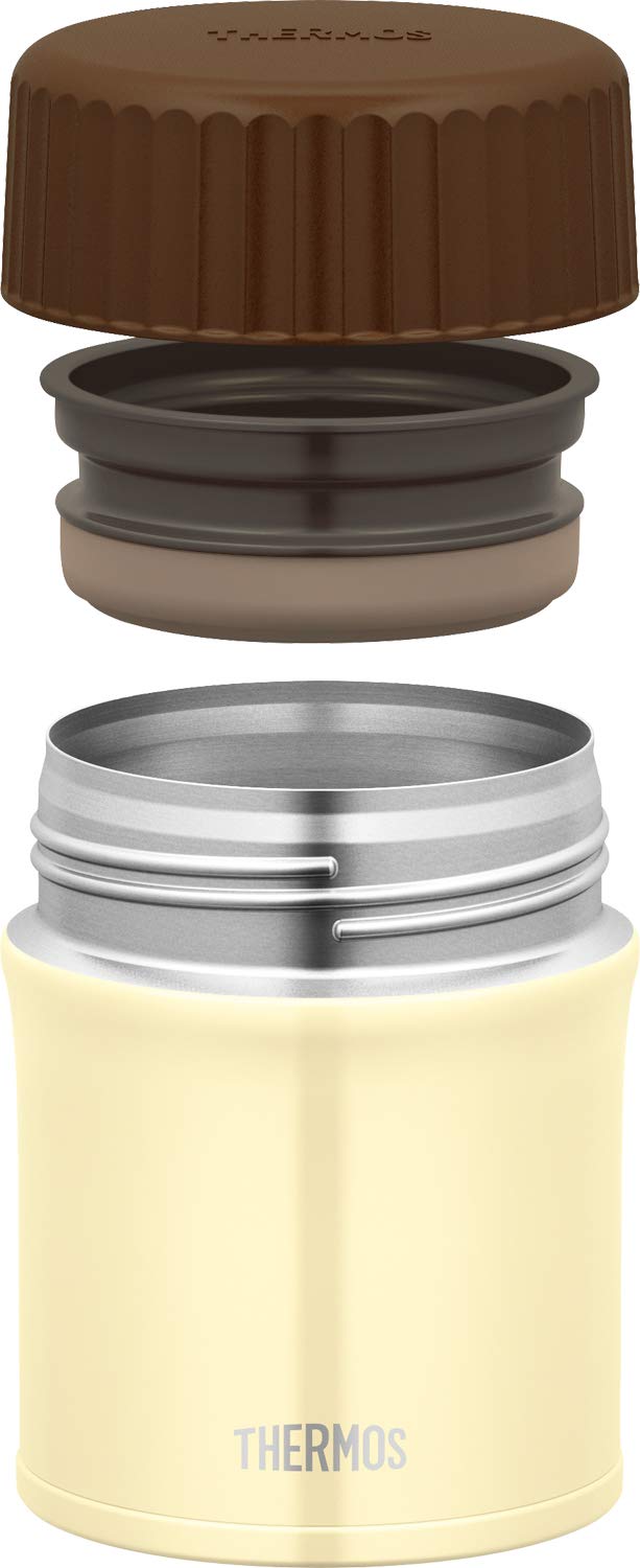 Thermos JBU-380 White Vacuum Insulated Thermal Lunch Jar 380ml Capacity