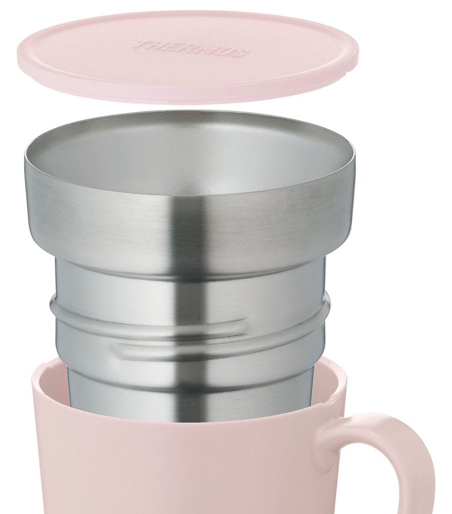 Thermos JDC-241 LP Light Pink Thermal Mug 240ml Capacity