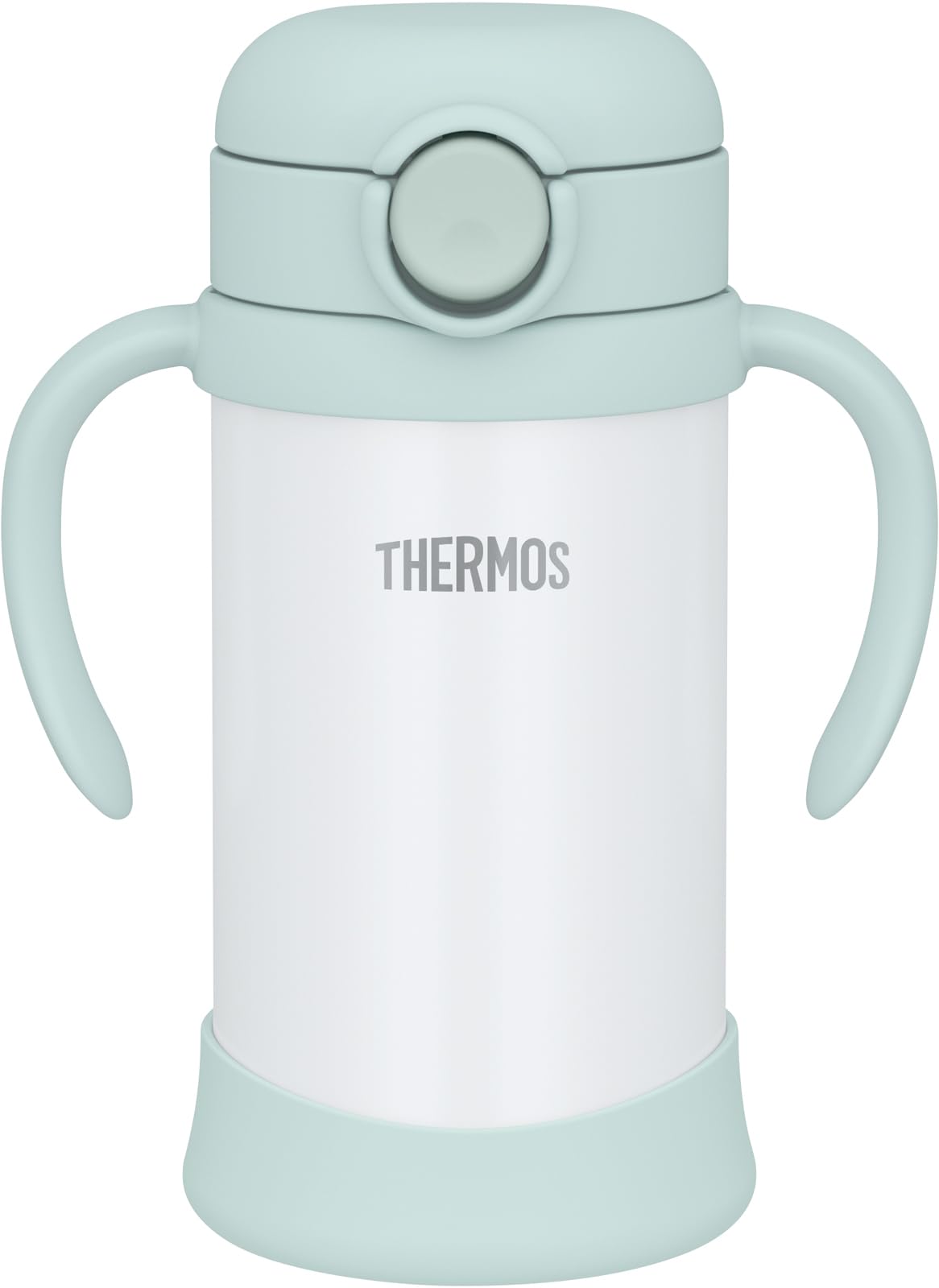 Thermos Vacuum Baby Straw Mug 350Ml Mint Keeps Drinks Cold FJT-350 Mnt