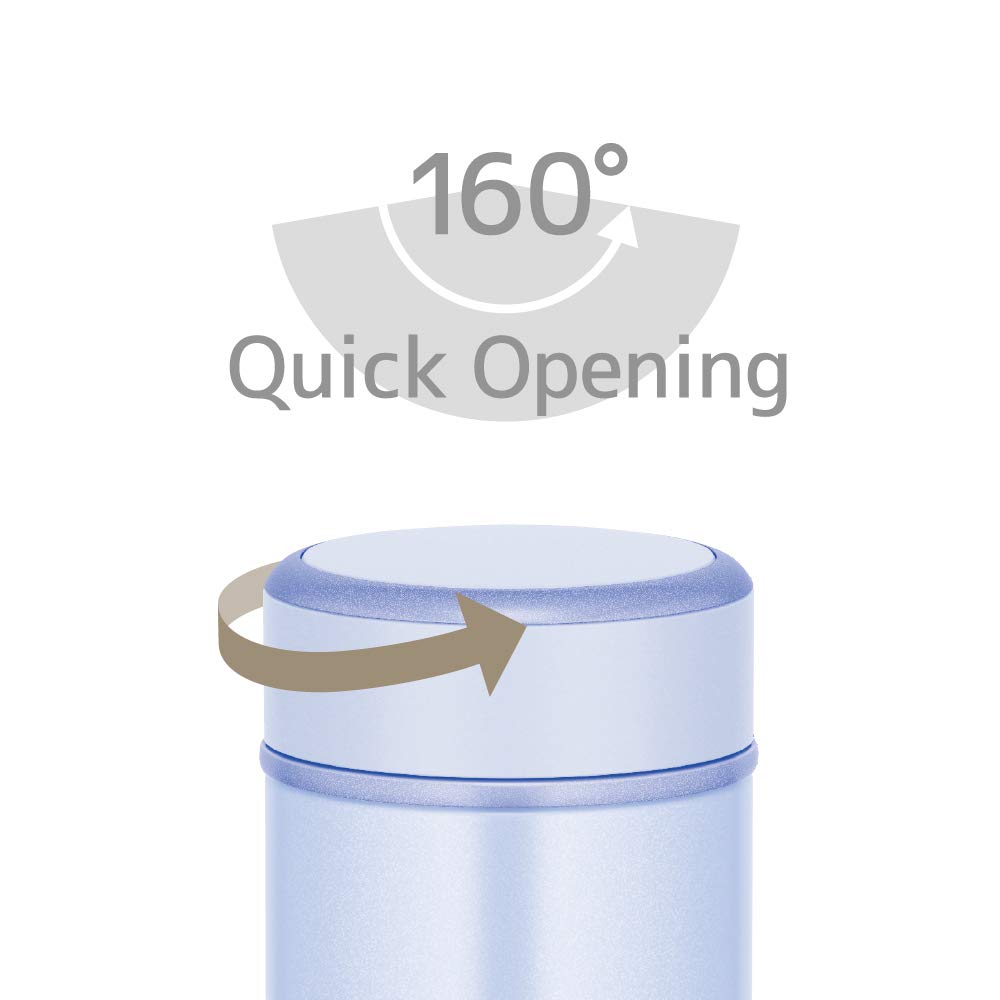 Thermos Light Blue Portable Mug 250ml - Vacuum Insulated Jog-250 LB