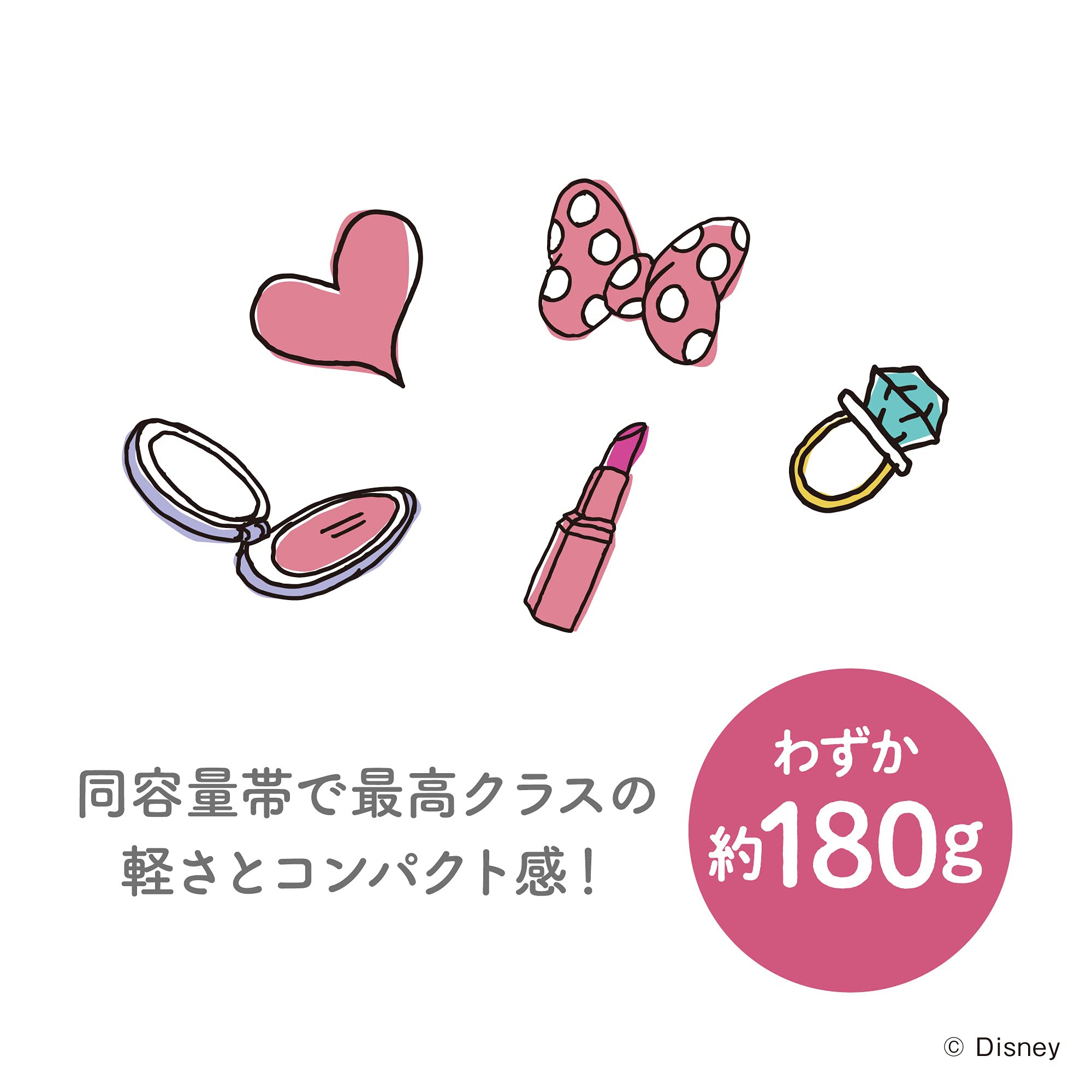 Thermos Vacuum Insulated 400Ml Portable Mug Disney Ribbon Pink Jnl-404Ds Rbp