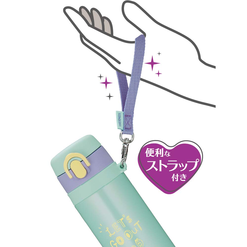 Thermos JNT-551 550ml Vacuum Insulated Portable Mug in Mint Purple