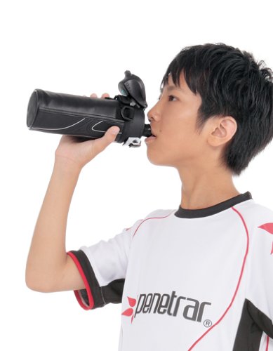 Thermos Fff-800F Bk 0.8L Vacuum Insulated Black Sports Bottle