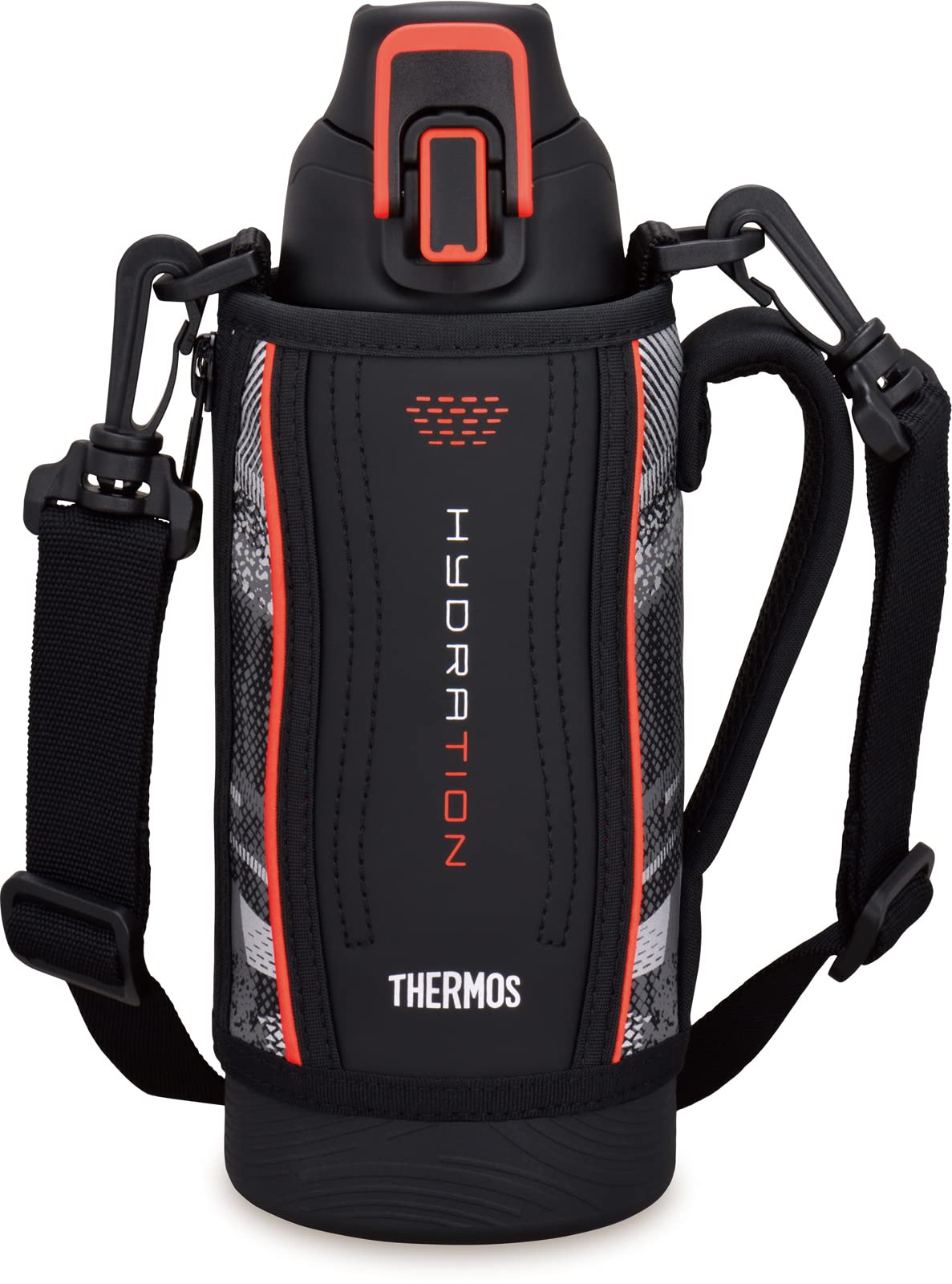 Thermos Valencia 0.8L Cold-Only Vacuum Insulated Black Sports Bottle Fht-802F Bkv