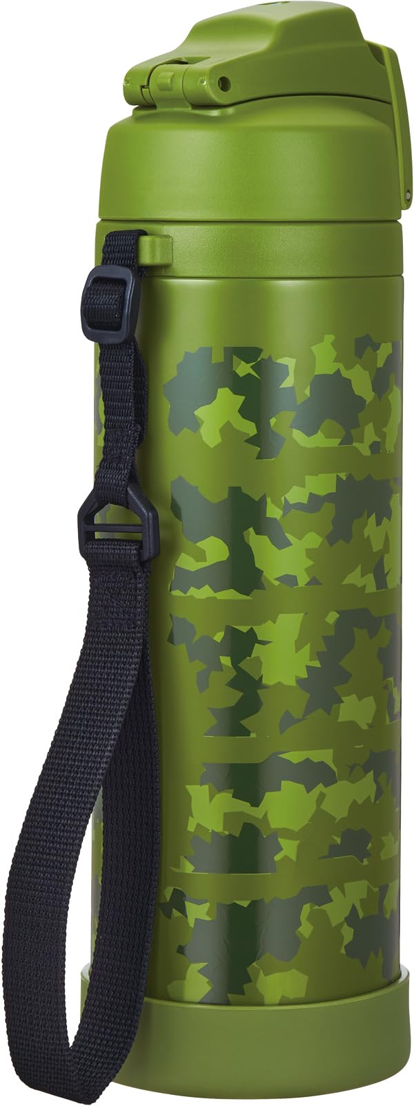 Thermos 1L Khaki Camouflage Cold Storage Sports Bottle with Strap - Fji-1001 Kk-C
