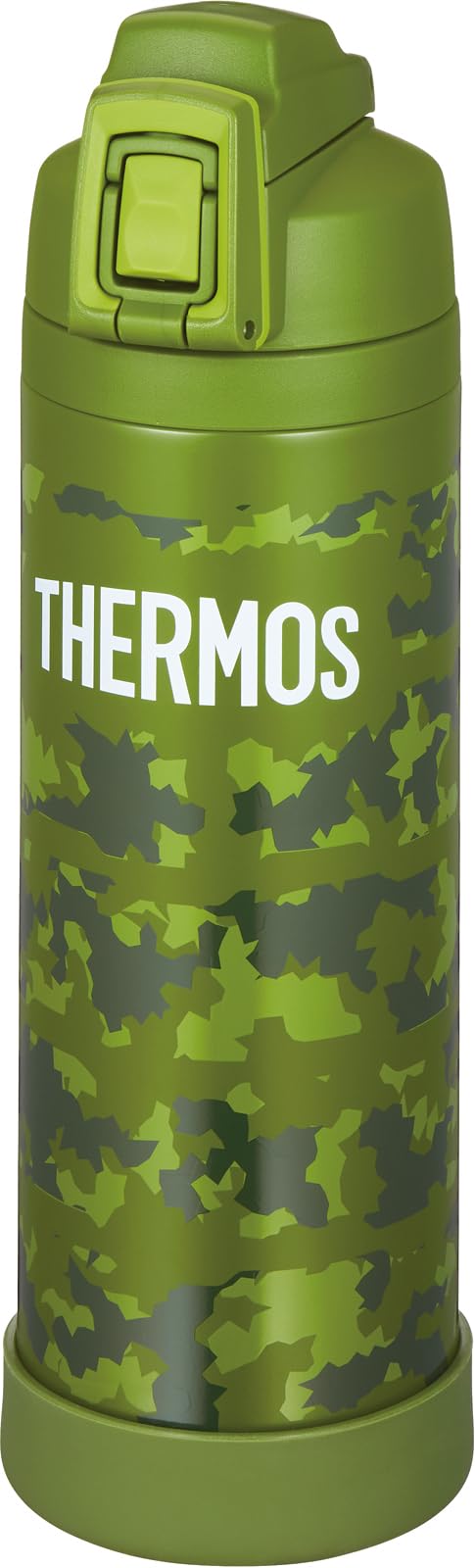 Thermos 1L Khaki Camouflage Cold Storage Sports Bottle with Strap - Fji-1001 Kk-C