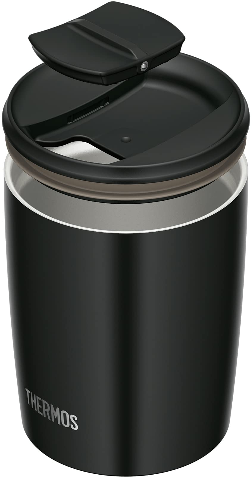 Thermos 300ml Black Vacuum Insulated Tumbler with Lid - JDP-300 BK Series