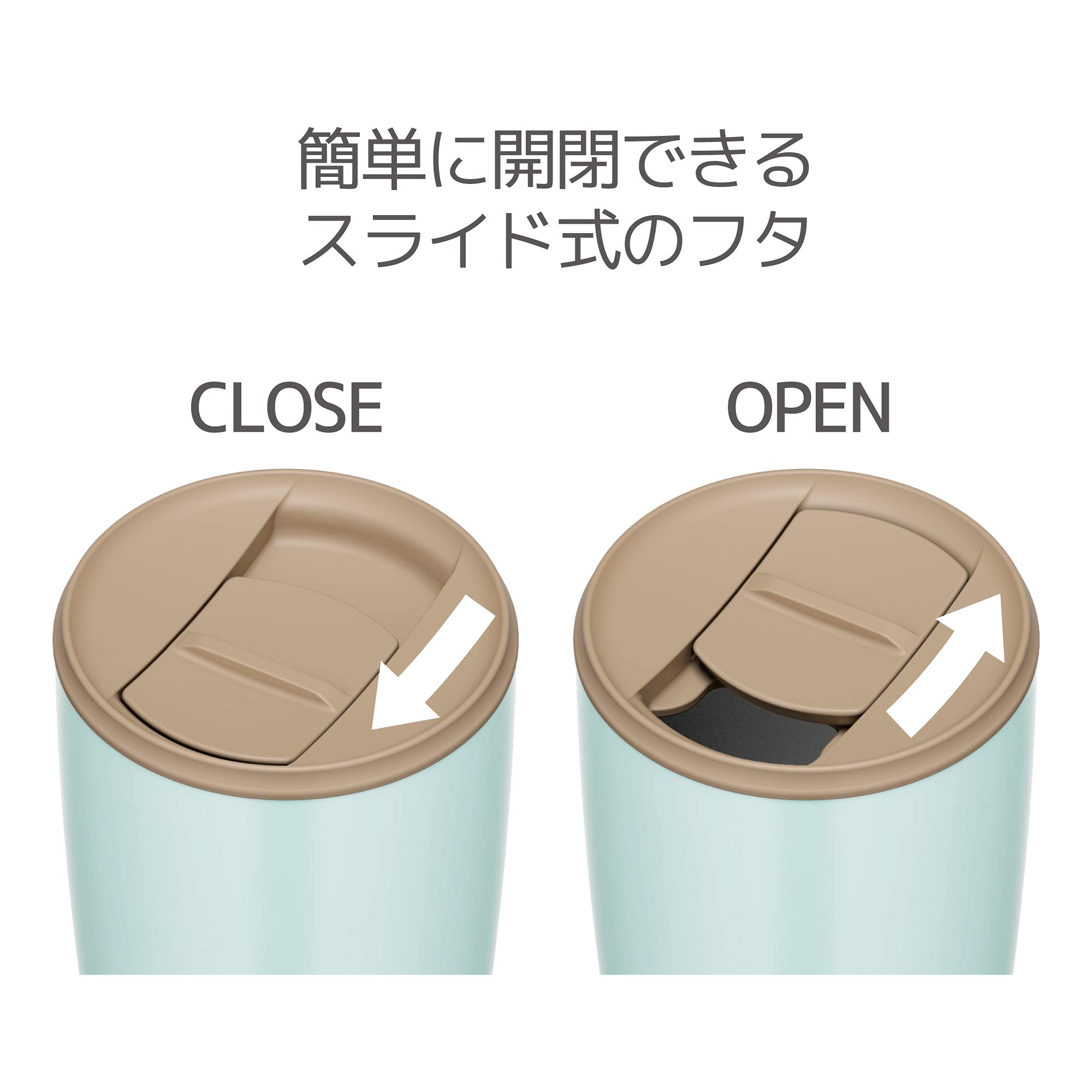 Thermos 300ml Light Blue Vacuum Insulated Tumbler with Lid - Jdp-300 Lb