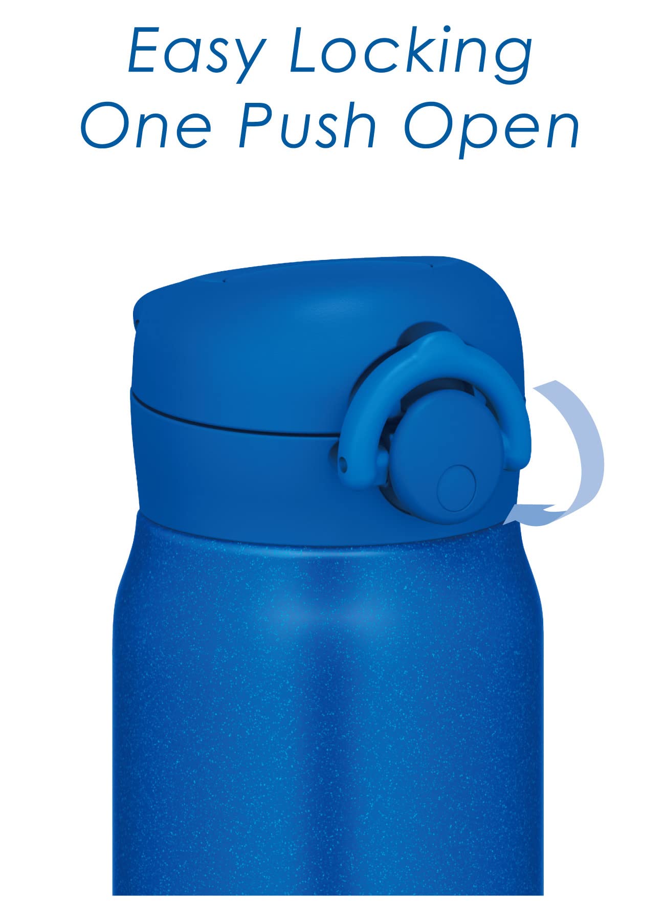 Thermos JNR-753 750ml Vacuum Insulated Water Bottle in Metallic Blue MTB