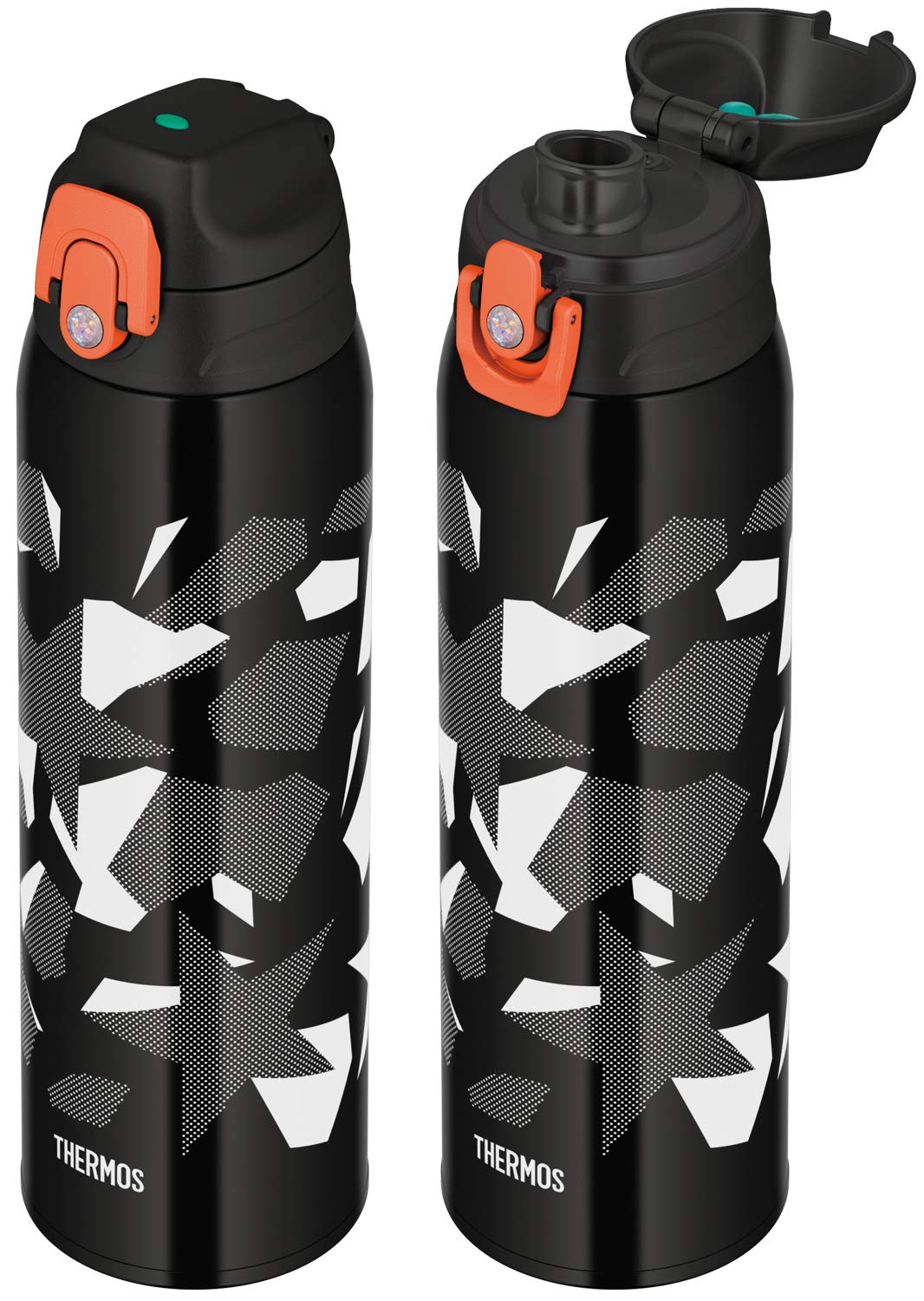 Thermos 1.03L Vacuum Insulated Water Bottle Green Camouflage Fjj-1000Wf Gr-C