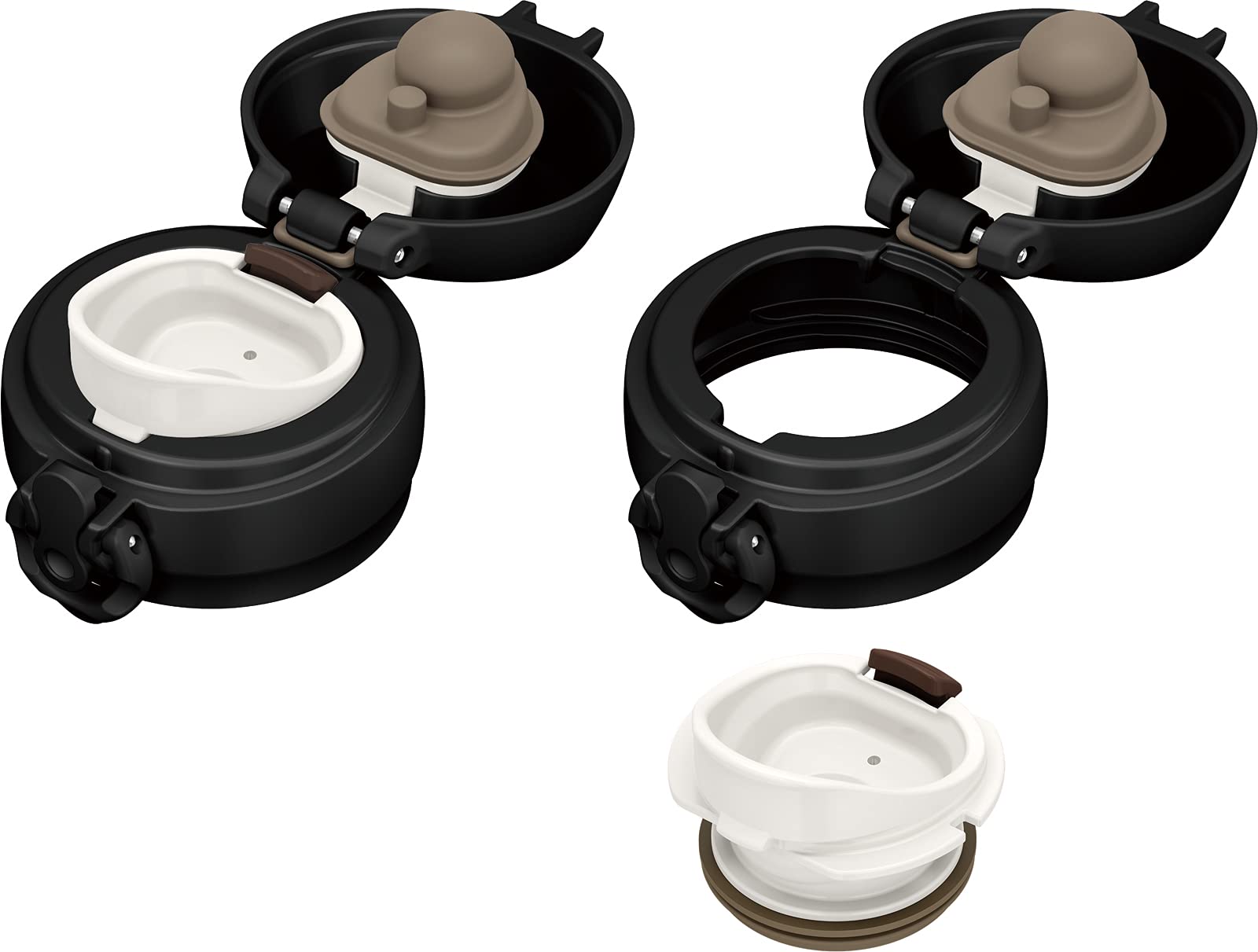 Thermos JNL-505 Vacuum Insulated 500ml Water Bottle Deep Black Mobile Mug