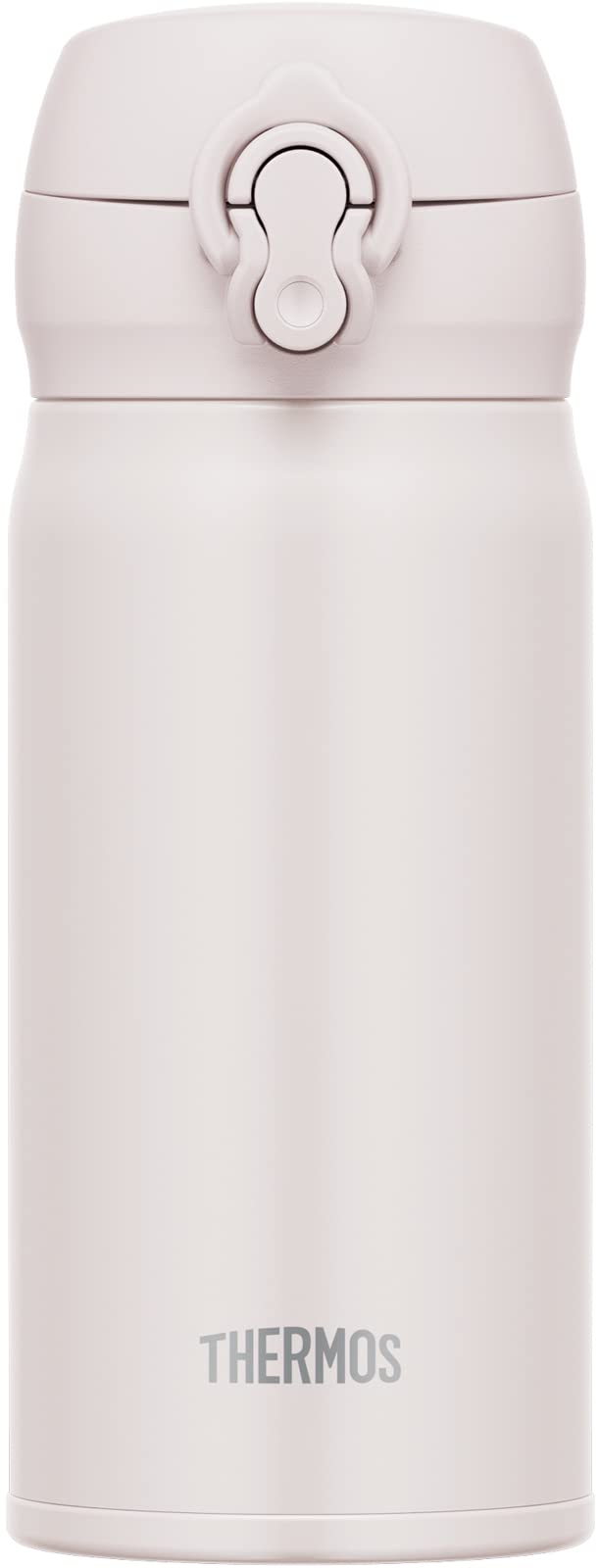 Thermos Vacuum Insulated 350ml Stainless Steel Water Bottle Ash White Easy Clean Lightweight Hot Cold Jnl-356 Aswh