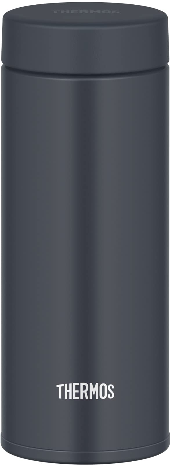 Thermos 350Ml Vacuum Insulated Stainless Steel Water Bottle Portable Easy Cleaning Screw Closure - Dark Gray Jon-350 Dgy
