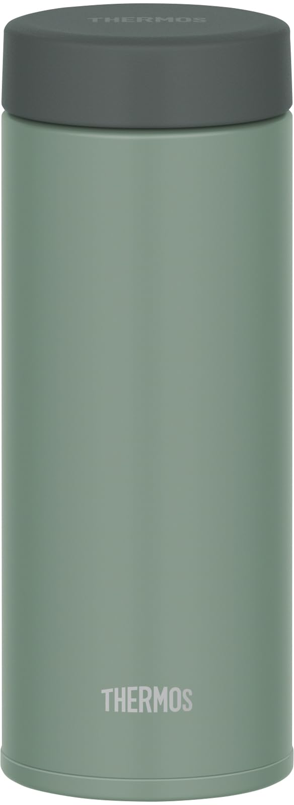 Thermos 350ml Leaf Green Stainless Steel Vacuum Insulated Water Bottle - Easy Clean Screw Cap Leak-Proof
