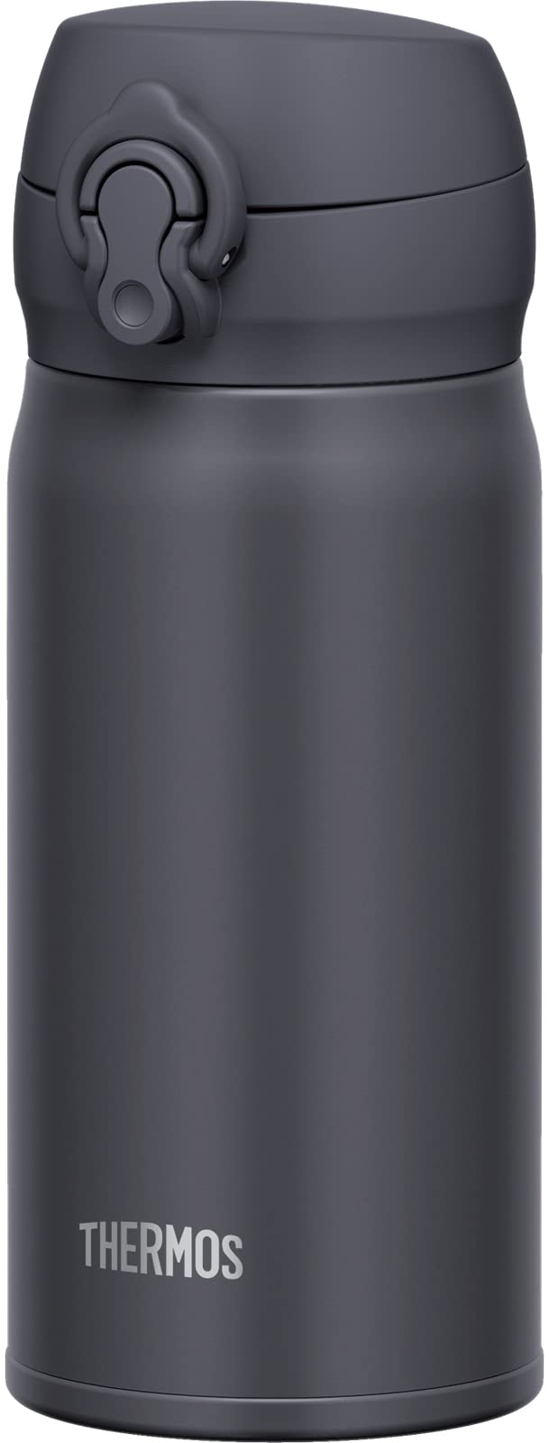 Thermos JNL-356 SMB Vacuum Insulated Stainless Steel Water Bottle 350ml Smoke Black Lightweight and Easy-To-Clean