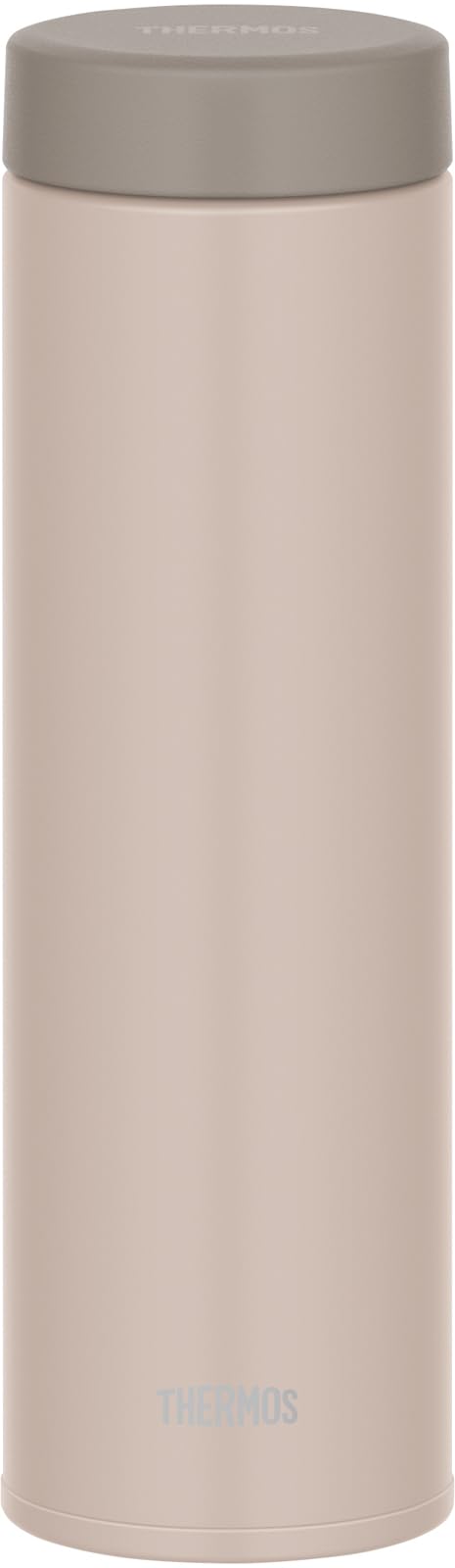 Thermos 480ml Stainless Steel Vacuum Insulated Water Bottle Easy Clean Screw Type Shell Beige - Jon-481 Sbe