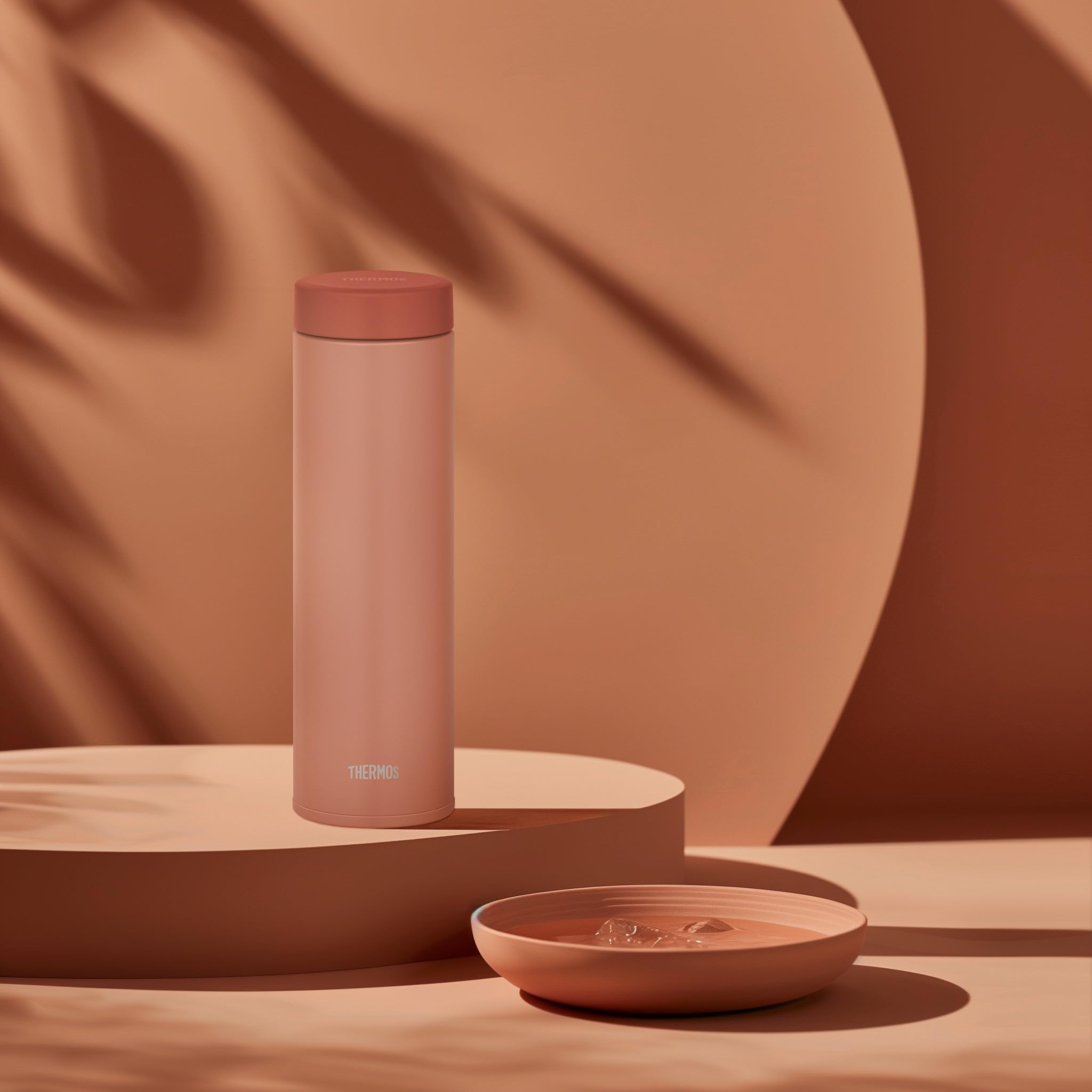 Thermos Vacuum Insulated Water Bottle 480ml Portable Easy Clean Jon-481 Trc Terracotta