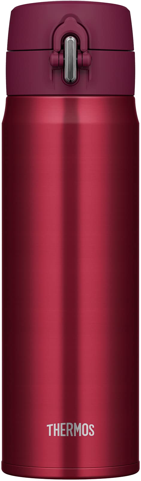 Thermos 500Ml Wine Red Insulated Water Bottle Vacuum Portable Mug - Joh-500 Wnr