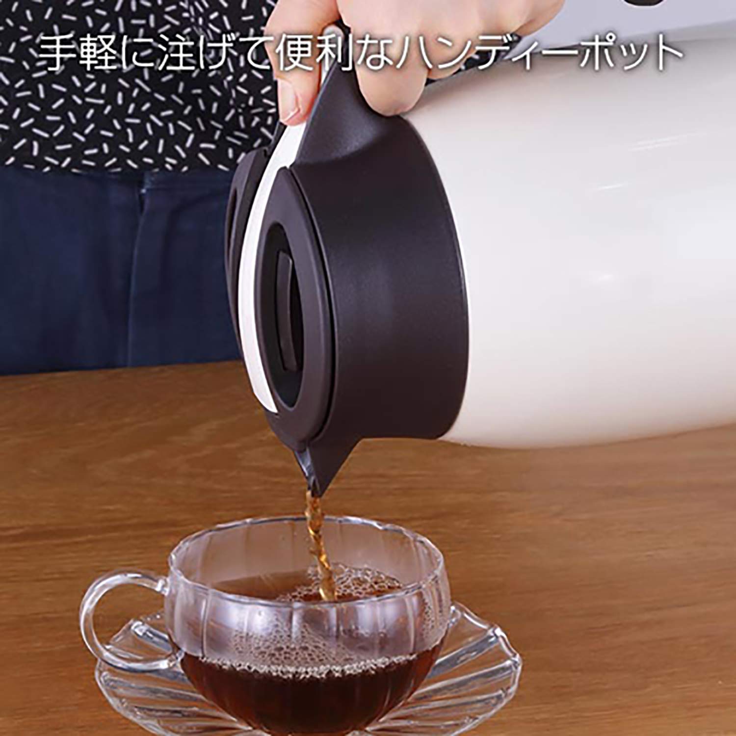 Tiger 1.6L Stainless Steel Vacuum Flask Heat/Cold Insulated Tabletop Pot Ivory - Pwm-B160Ca