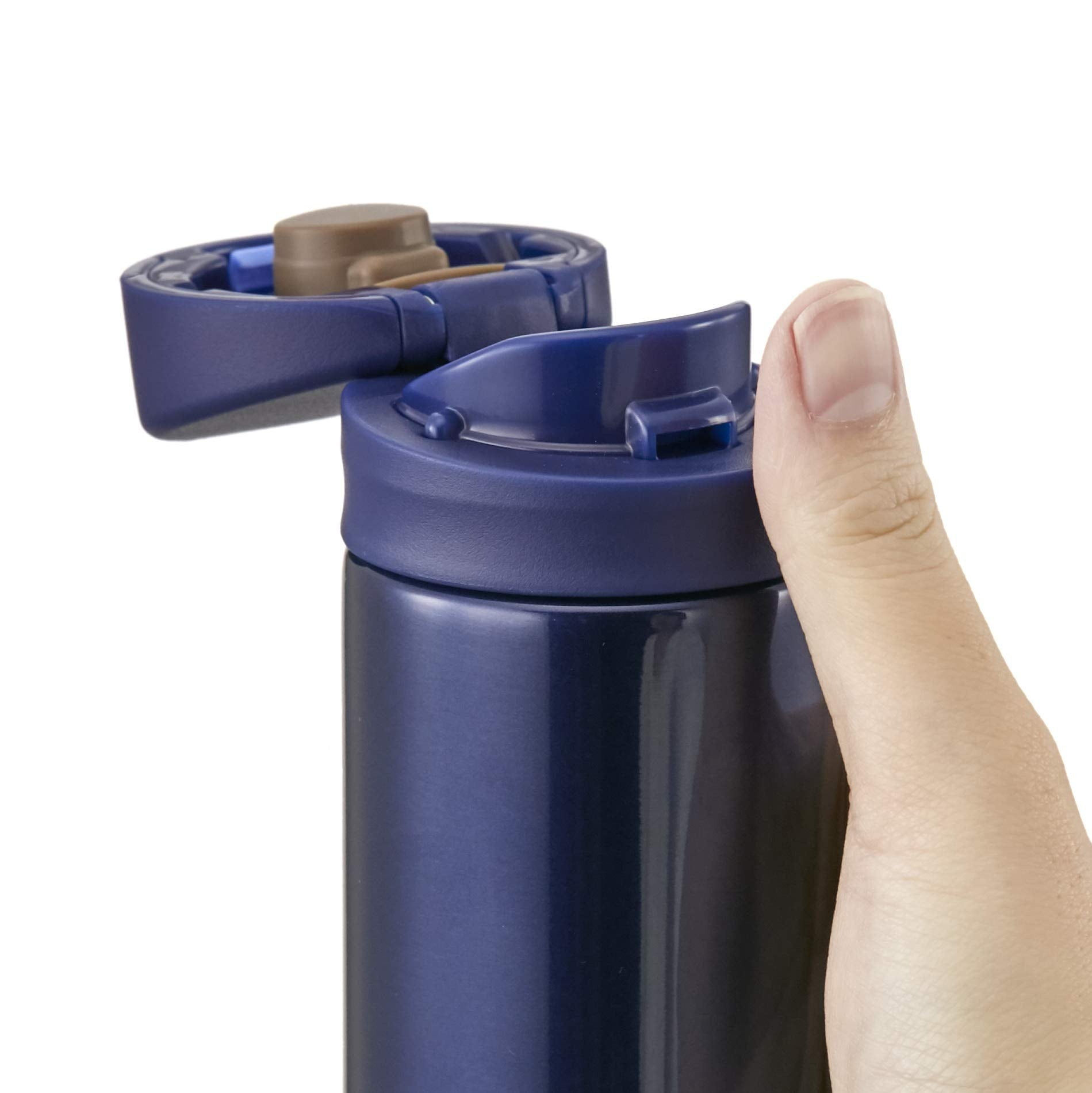 Tiger 300ml One-Touch Hot/Cold Thermos Tumbler Indigo Blue Mmx-A031-Ai
