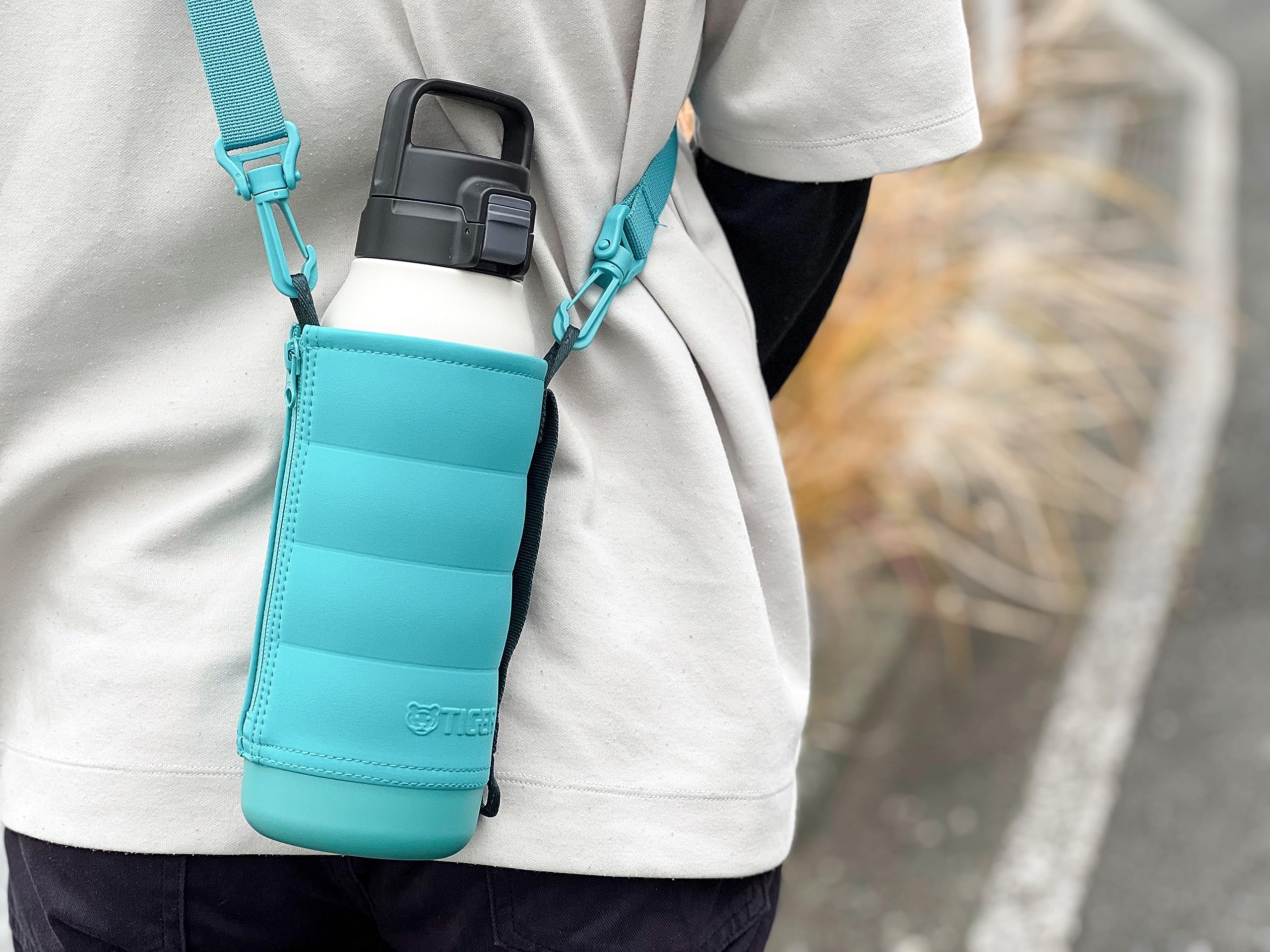 Tiger MTA-B Type Insulated Bottle with Pouch MTA-Z15SKP Black