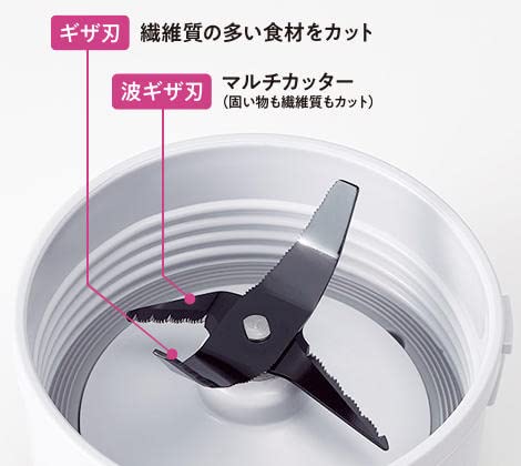 Tiger 400ml Silky White Blender Juicer with Safe Lid Dishwasher Safe