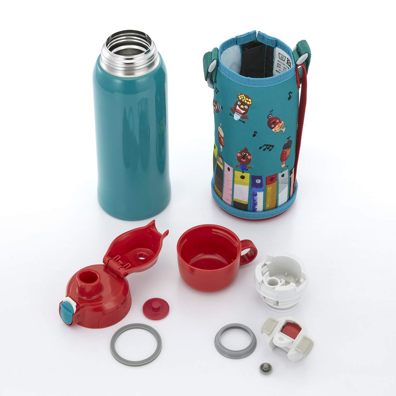 Tiger 800ml Stainless Steel Water Bottle with Direct Drinking Cup MBR-H08GGD