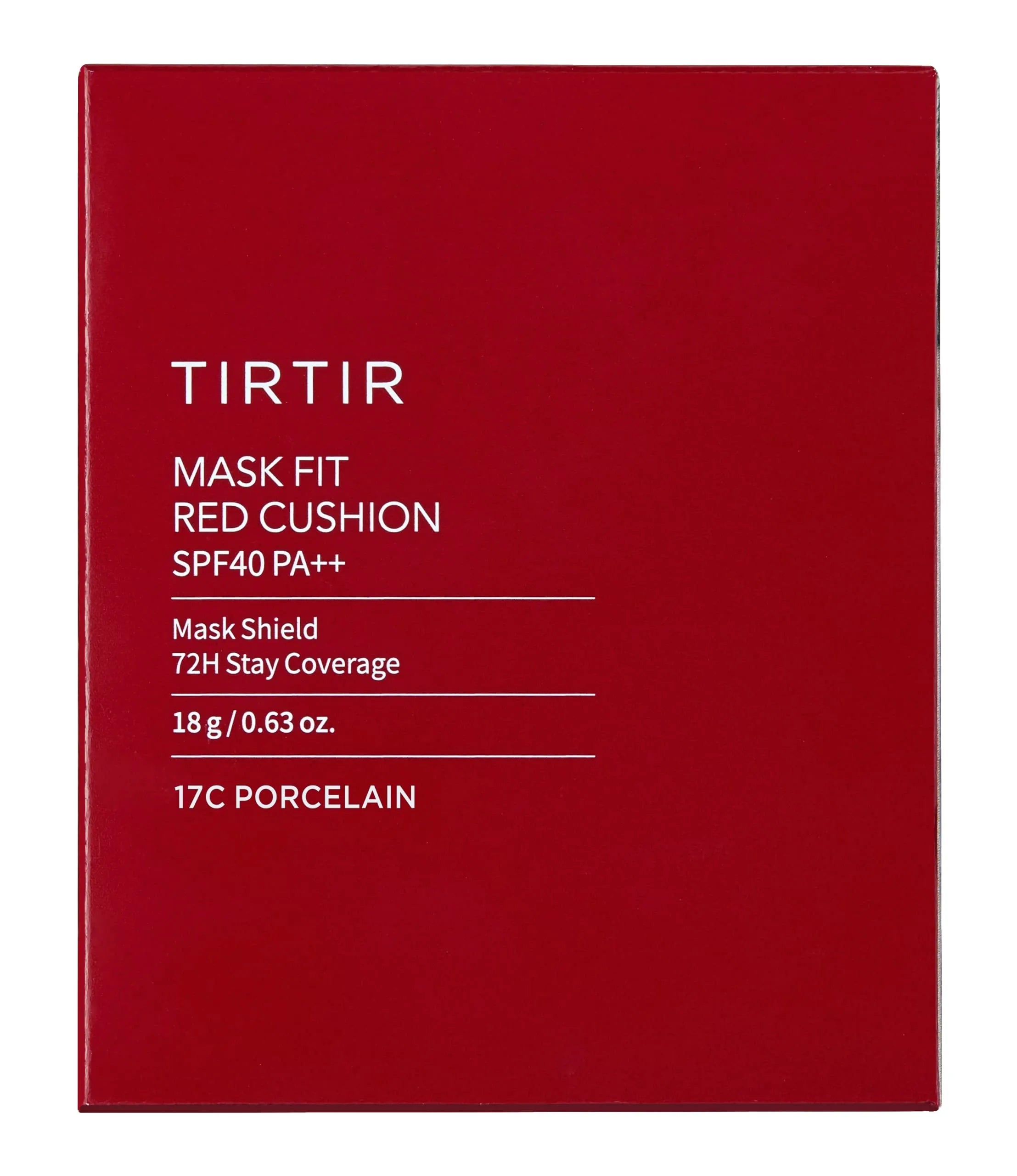 Tirtir Mask Fit All Cover Cushion Red Cushion 17C 18g - Cushion From Japan - Makeup Products