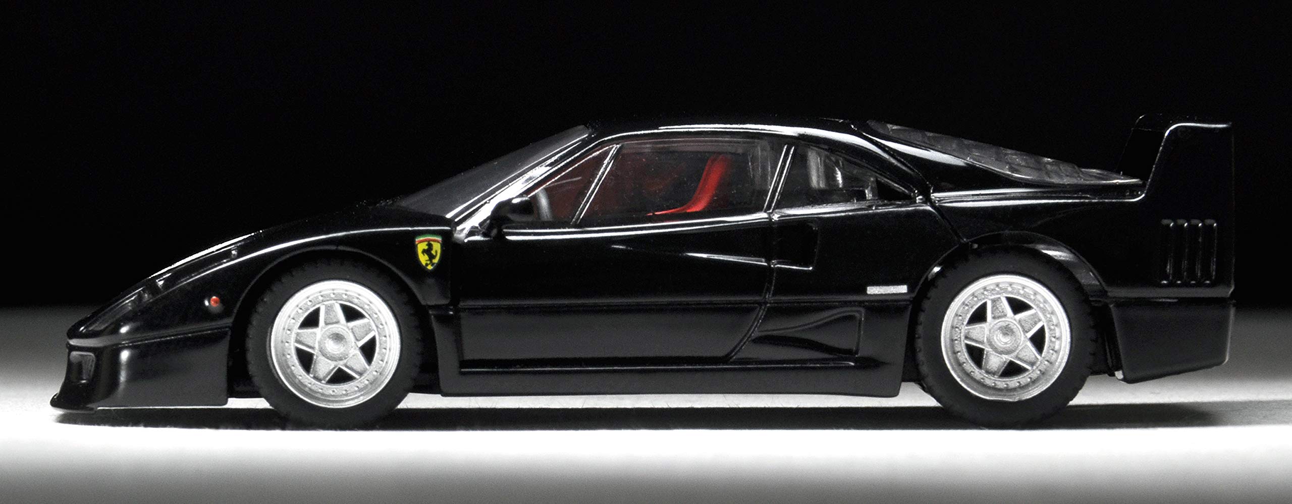 Tomytec Tomica Limited Vintage Neo Ferrari F40 Black 1/64 Scale Model