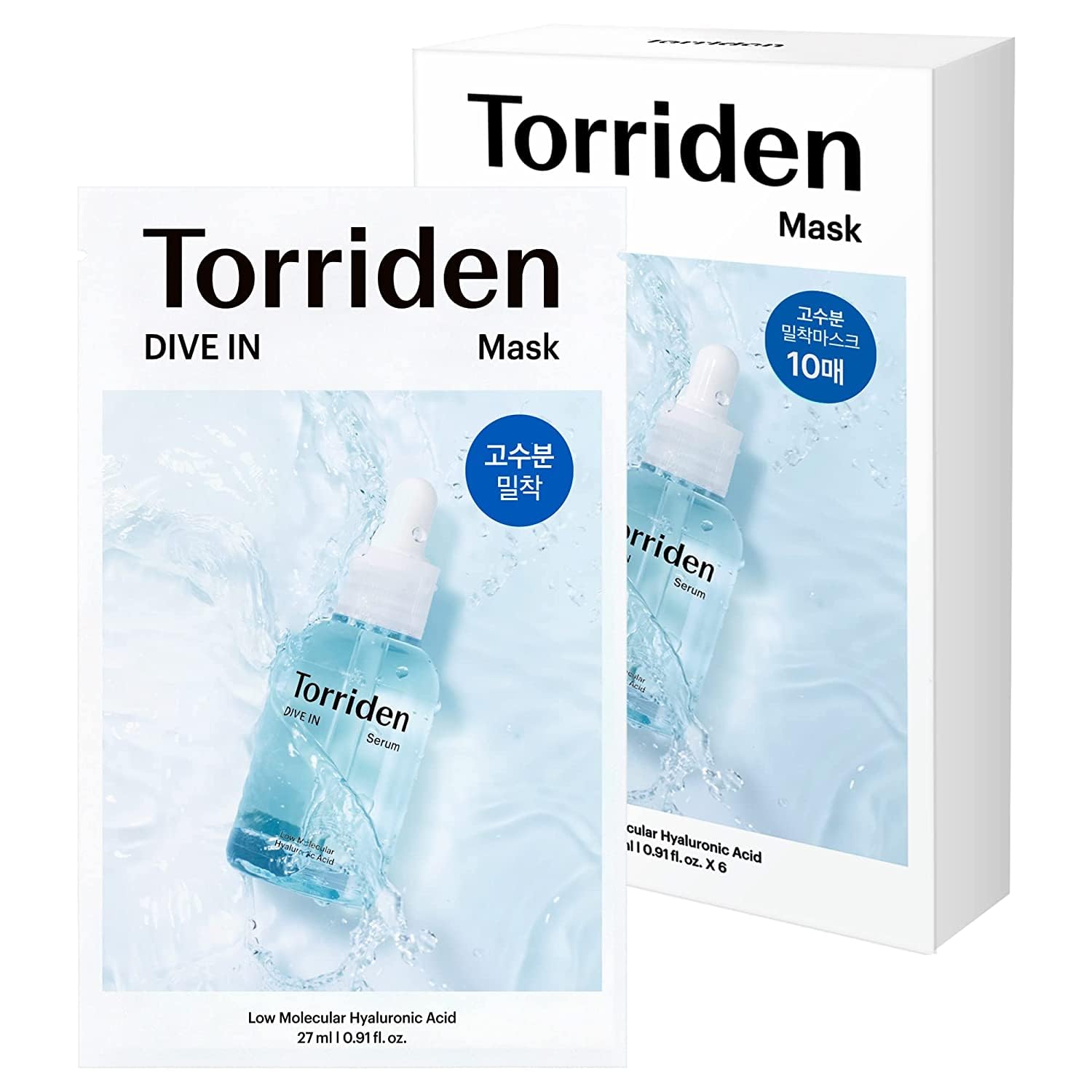 Torriden Dive-In Face Mask Hyaluronic Acid Moisturizing