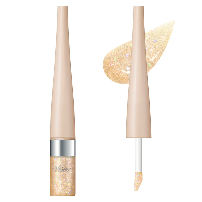 Visee 3D 글리터 아이섀도우 리퀴드 GD-2 골드 제미 3.3ml 라지 펄리 글리터