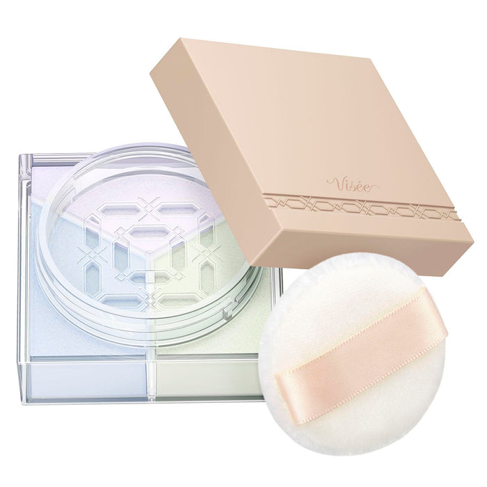 Visee Trinitas Glow 01 Clear Veil Face Powder for Radiant Complexion 5.5g
