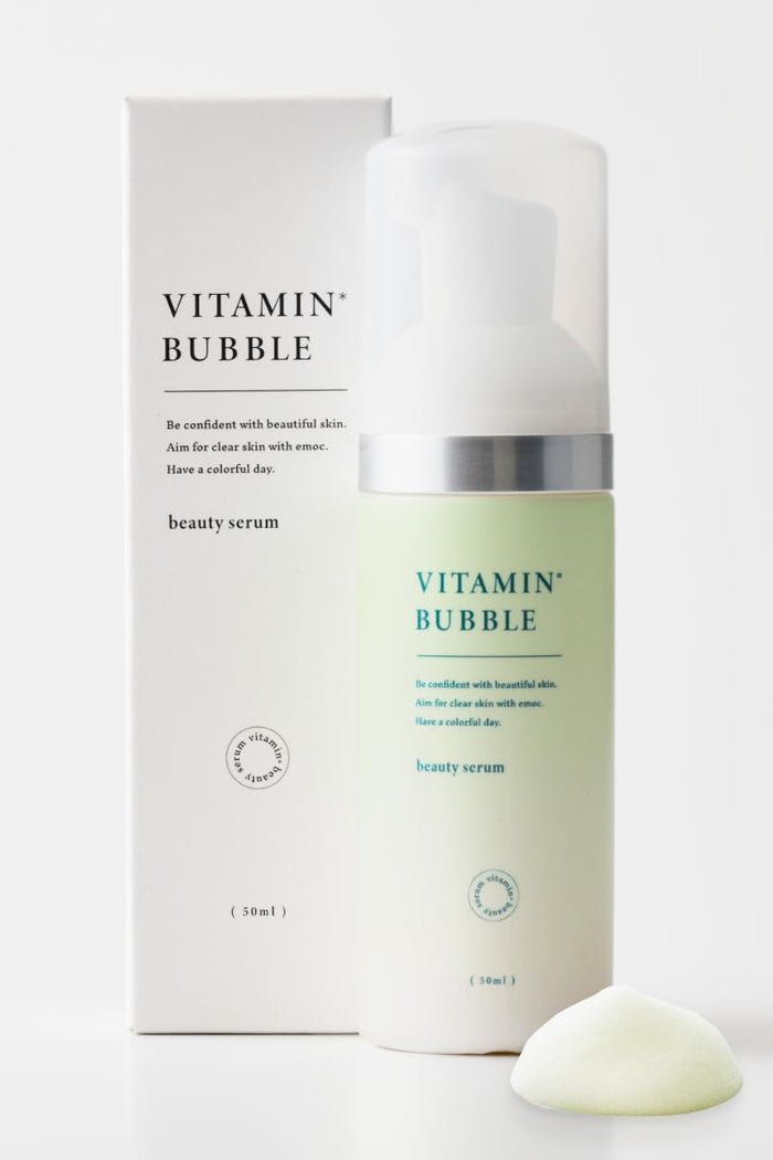 Emoc Vitamin C Serum with Niacinamide for Pore Care and Placenta Foam