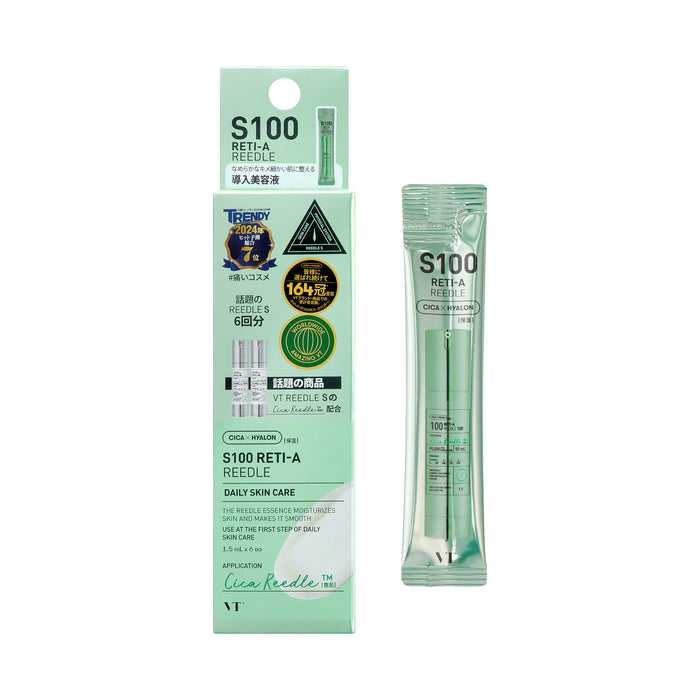 Vt Cosmetics Reedle Shot Pores Firming Serum - Rechi A S100 Stick Pouch