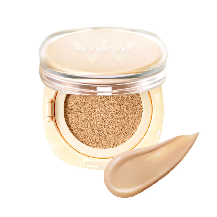 Wonjungyo Pro Perfecting Cushion Foundation SPF50 21N Light Beige 15g