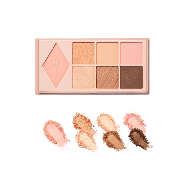 Wonjungyo W Daily Mood Up Palette Eyeshadow Orange Brown 03 Blossom Coral 8G