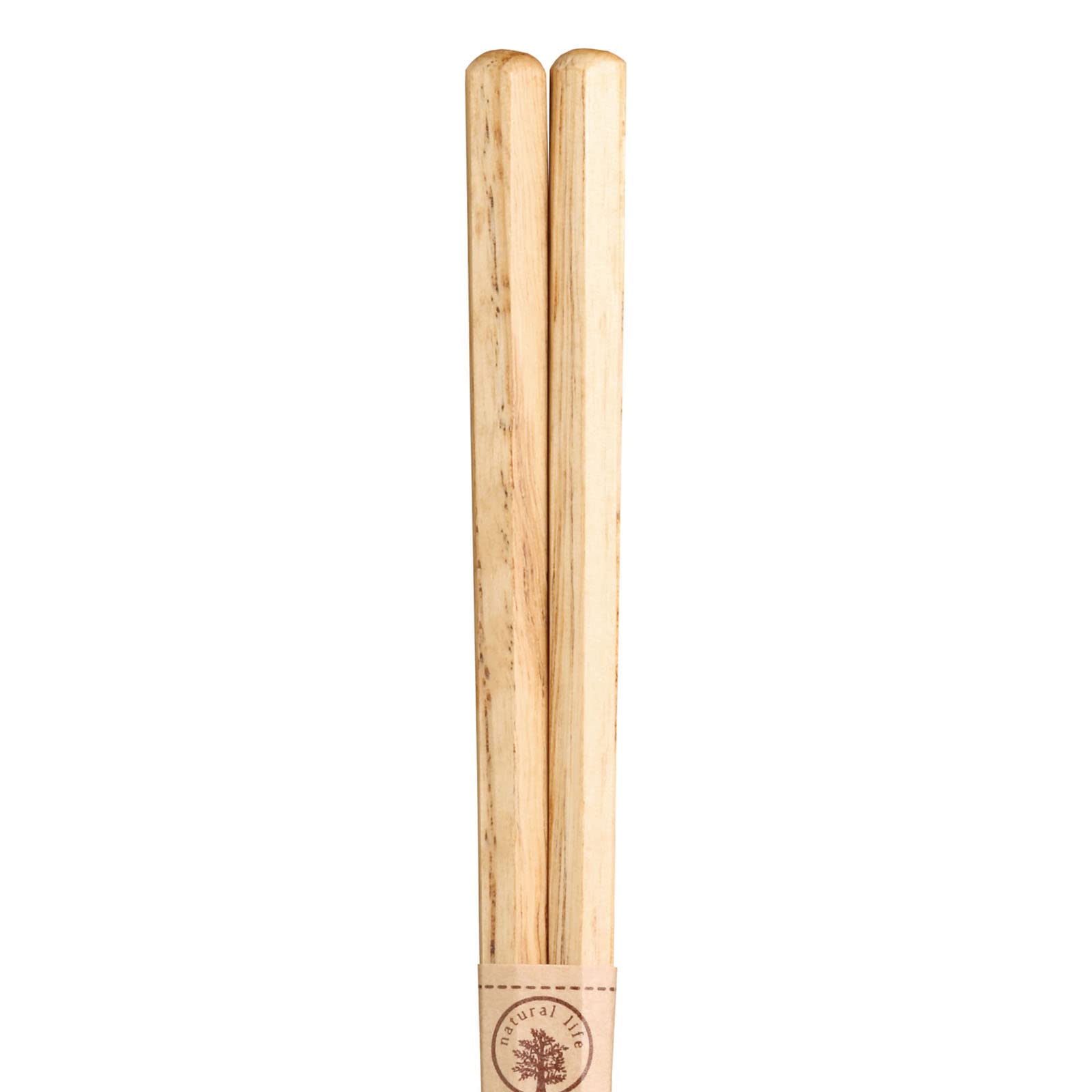 Yamaco Natural Wood Chestnut Hexagonal Chopsticks Made in Japan 887200