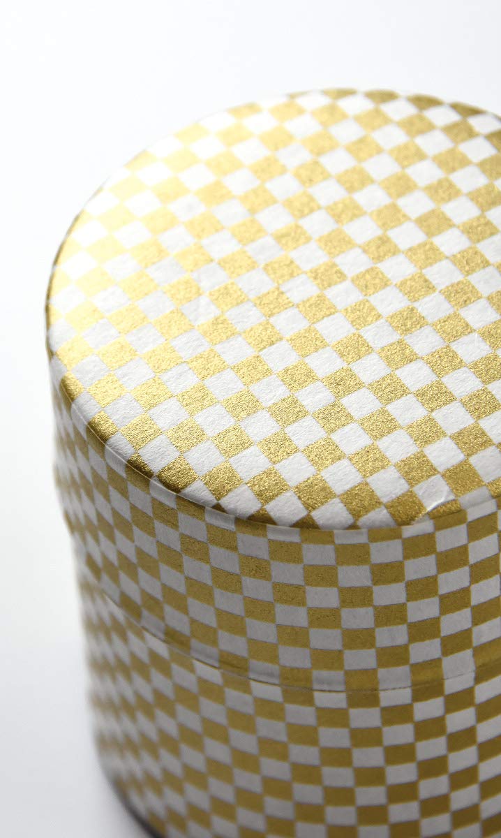 Yamaco Po-Kan Checkered Small Tea Canister Model 80093