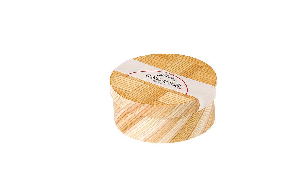 Yamaco Ajiro Round Japanese Lunch Box 893553 Made in Japan