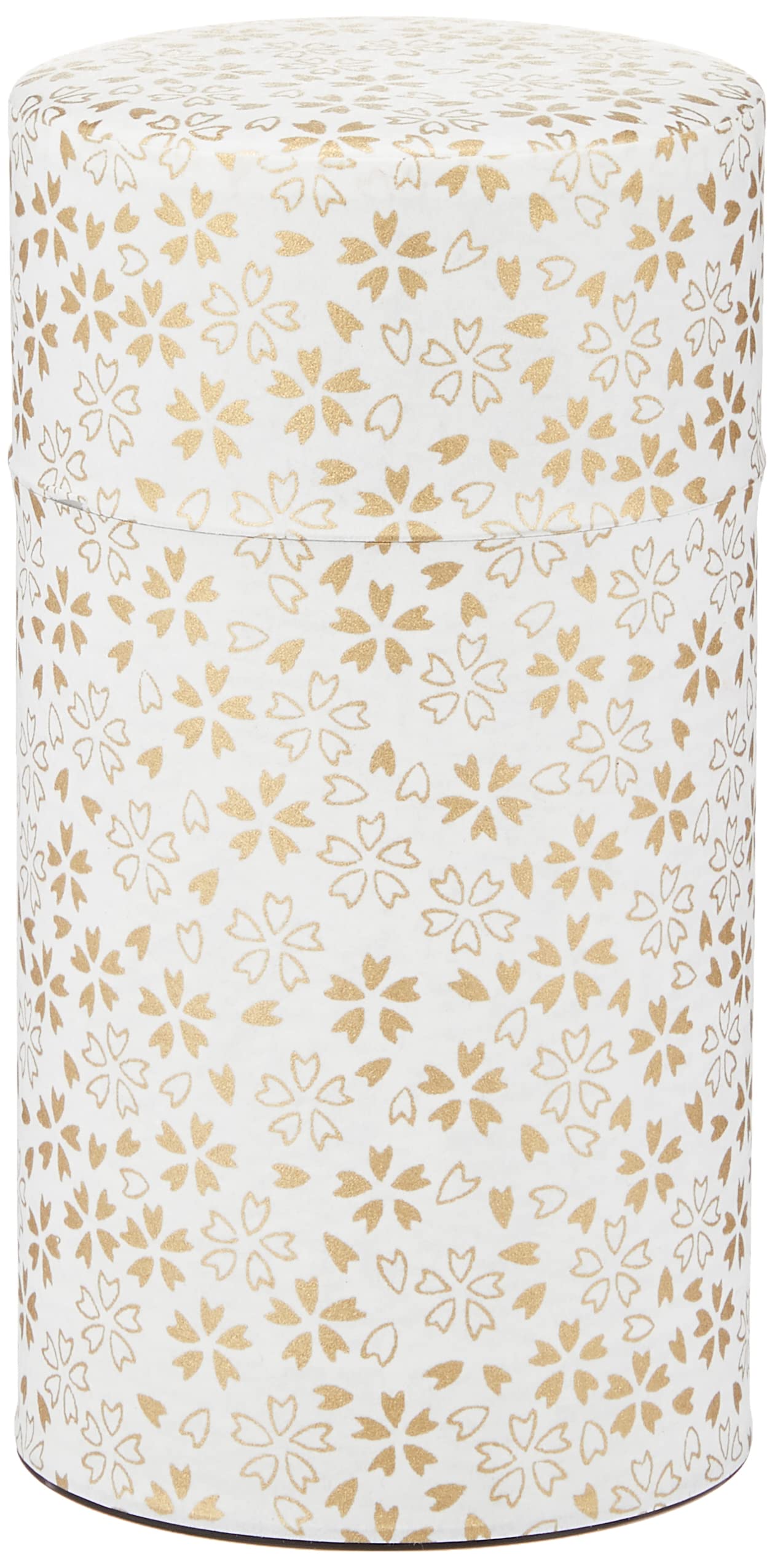 Yamaco Po-Kan Flower Large Tea Canister 80088 - Elegant Storage Solution