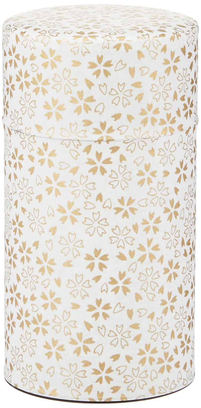 Yamaco Po-Kan Flower Large Tea Canister 80088 - Elegant Storage Solution